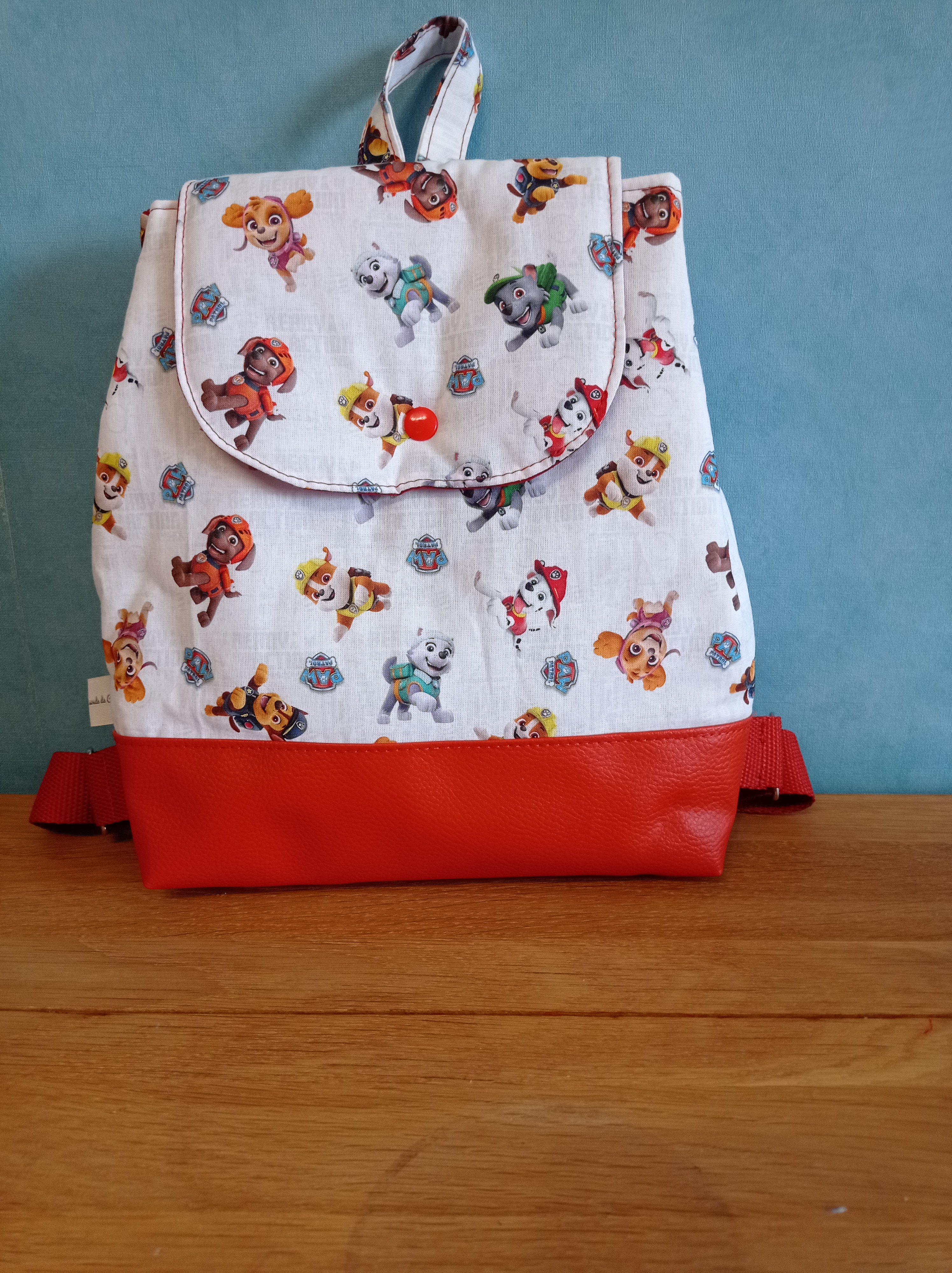 sac à dos maternelle pat patrouille  rouille 