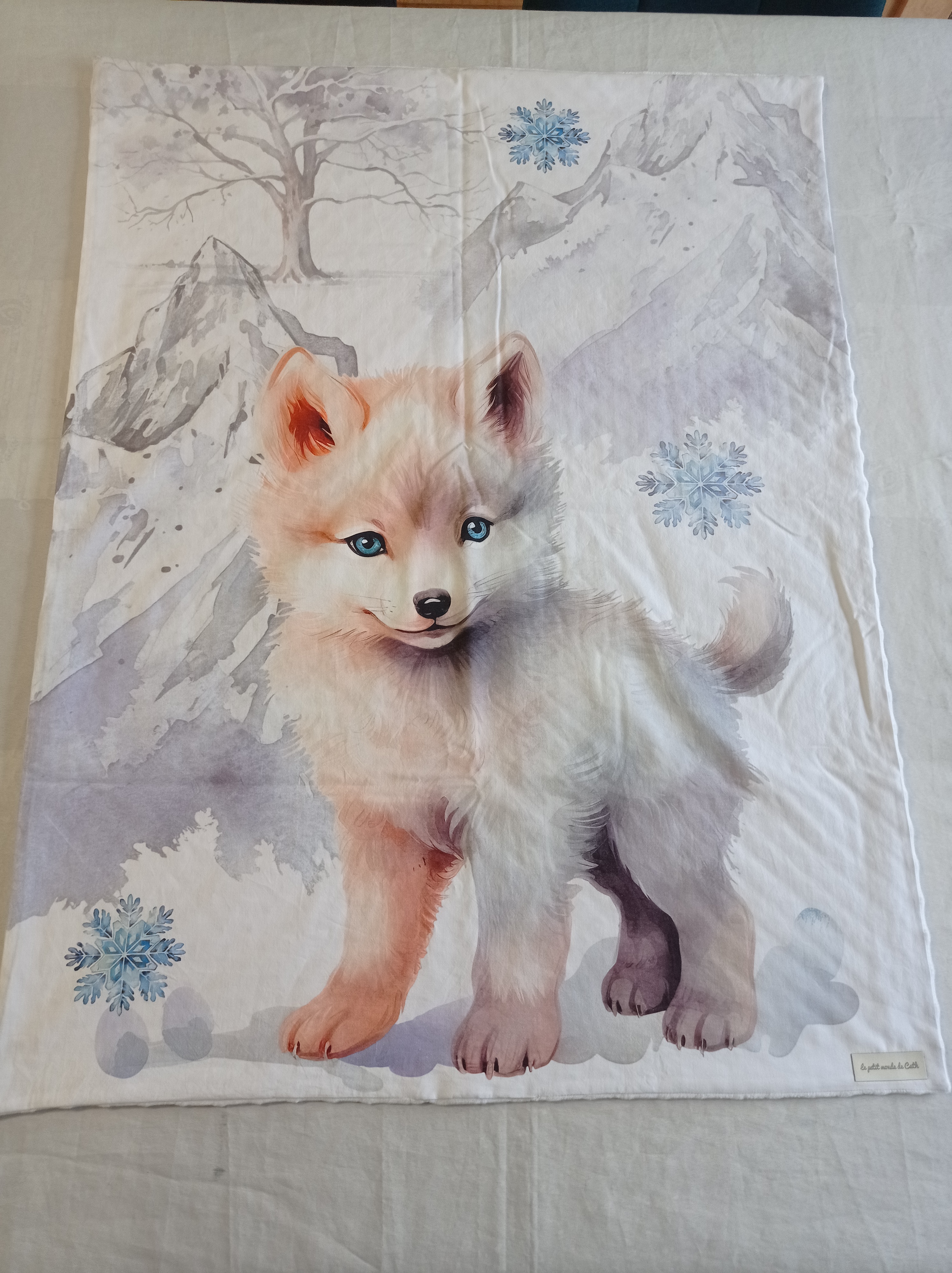 couverture  renard blanc 