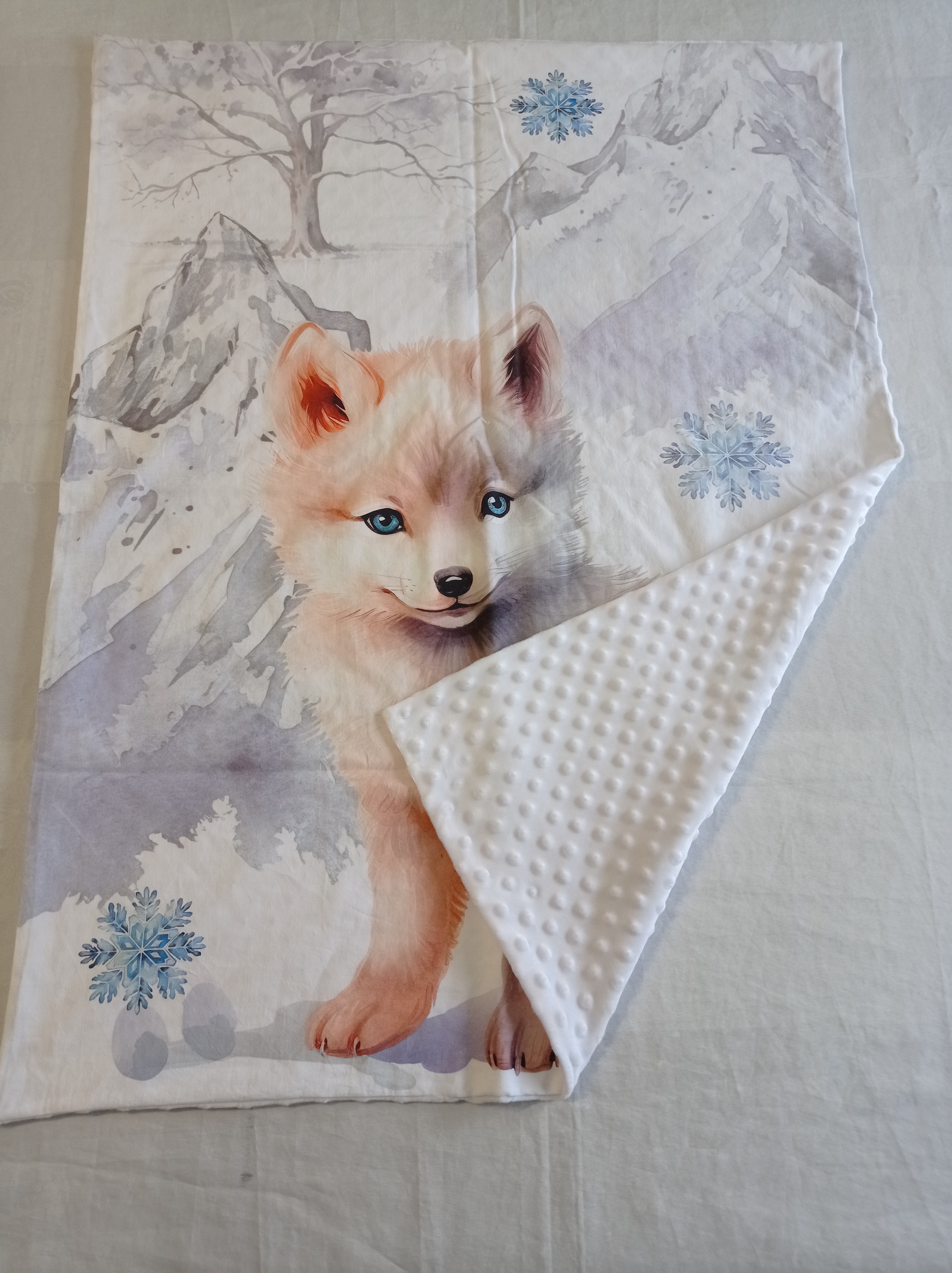 couverture  renard blanc 