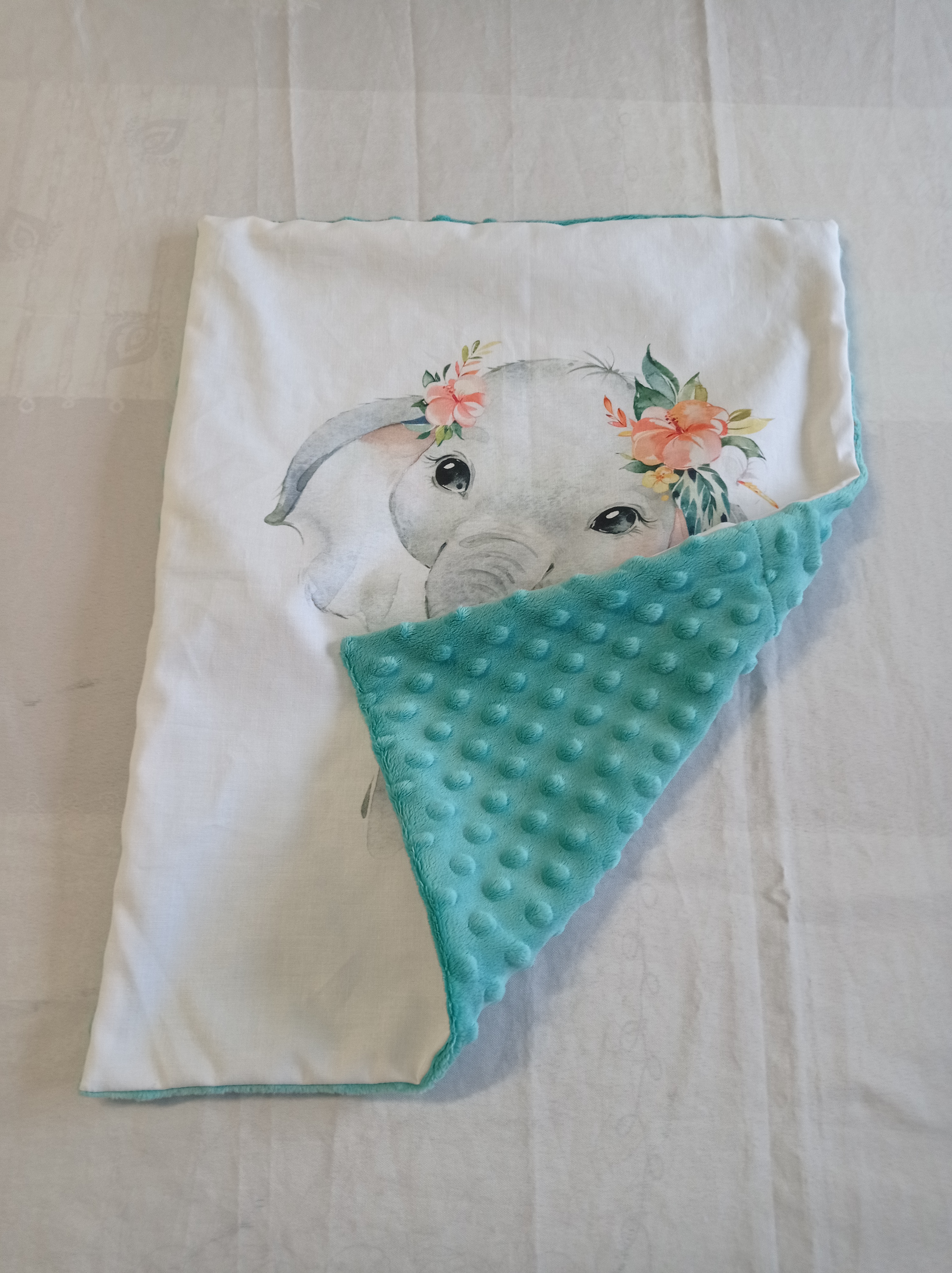 Housse de coussin Éléphanteau 