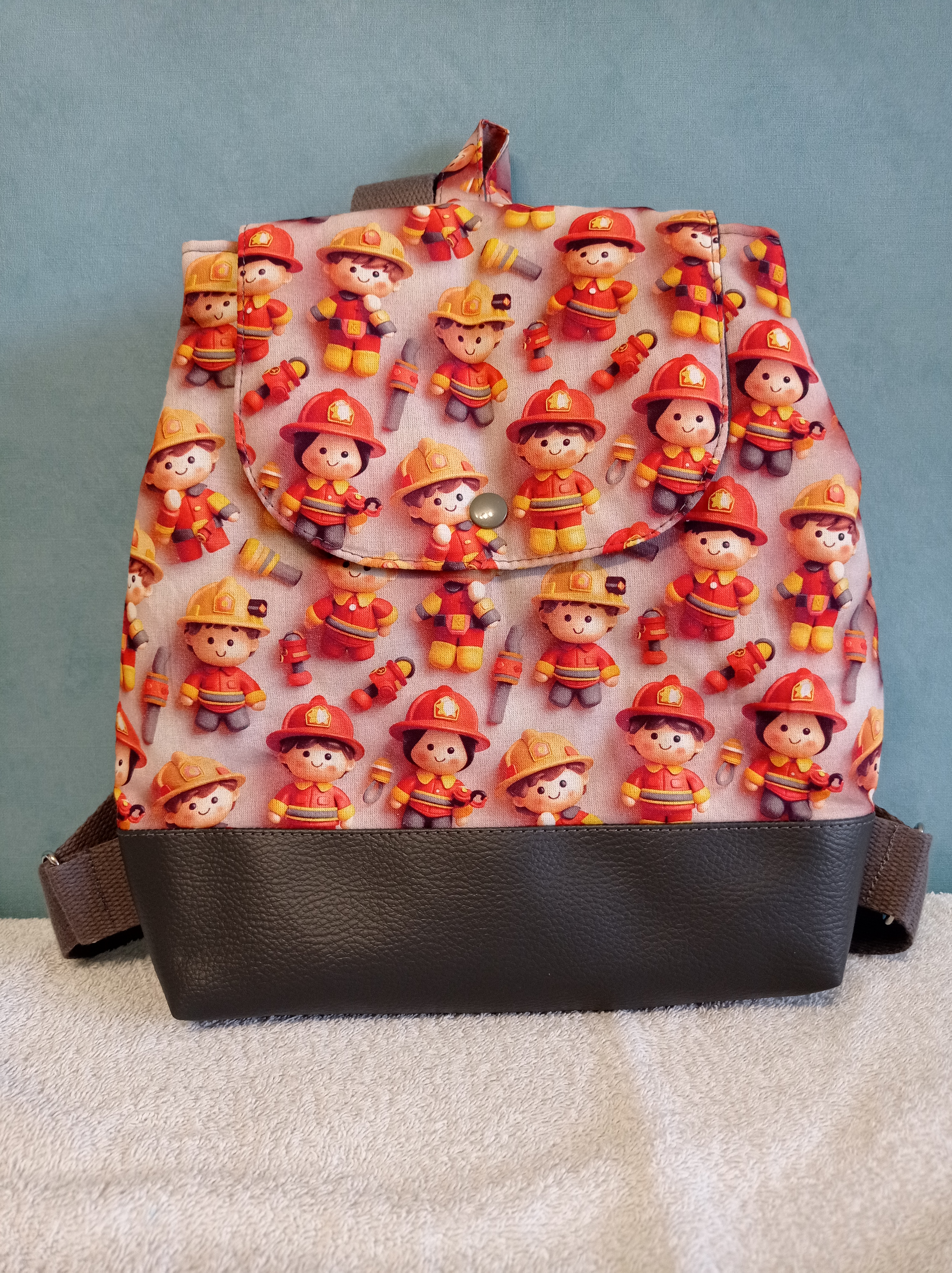 sac à dos petits pompiers 