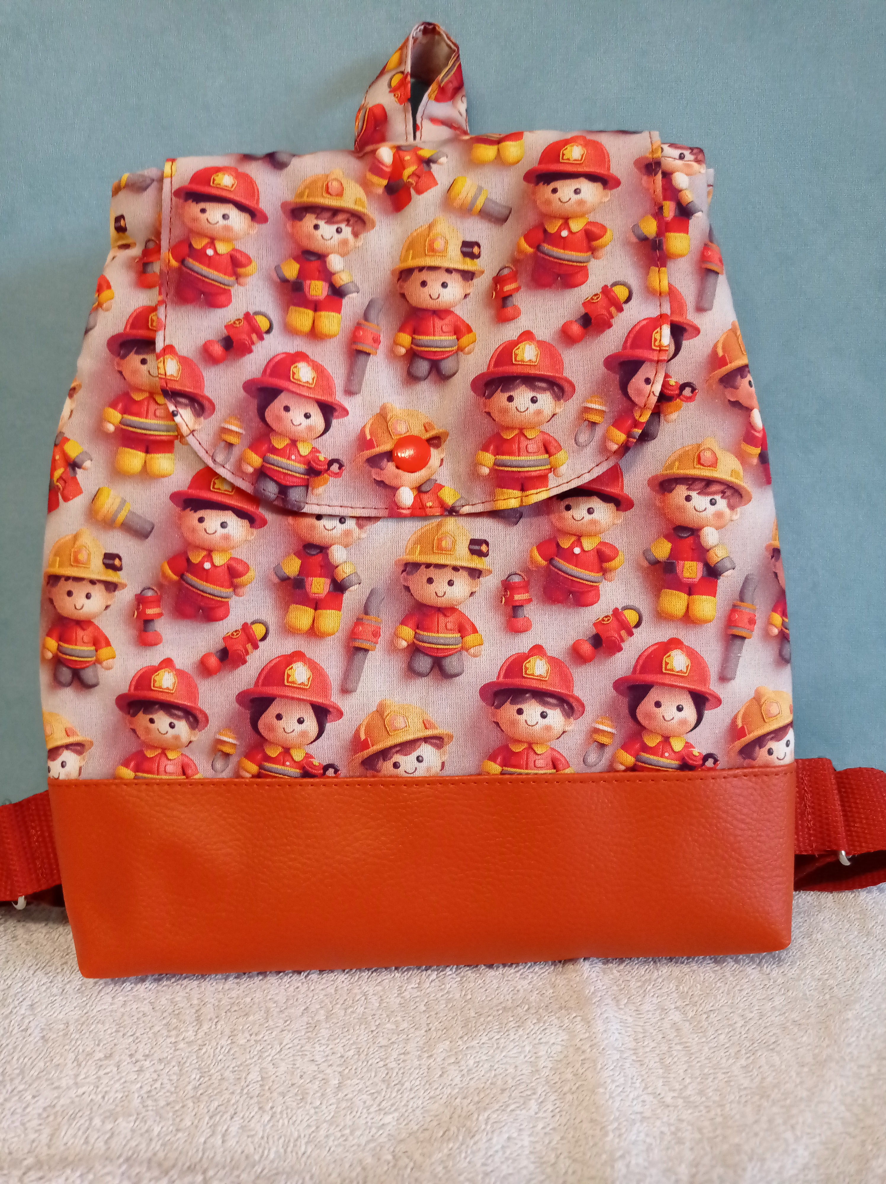 sac à dos petits pompiers 