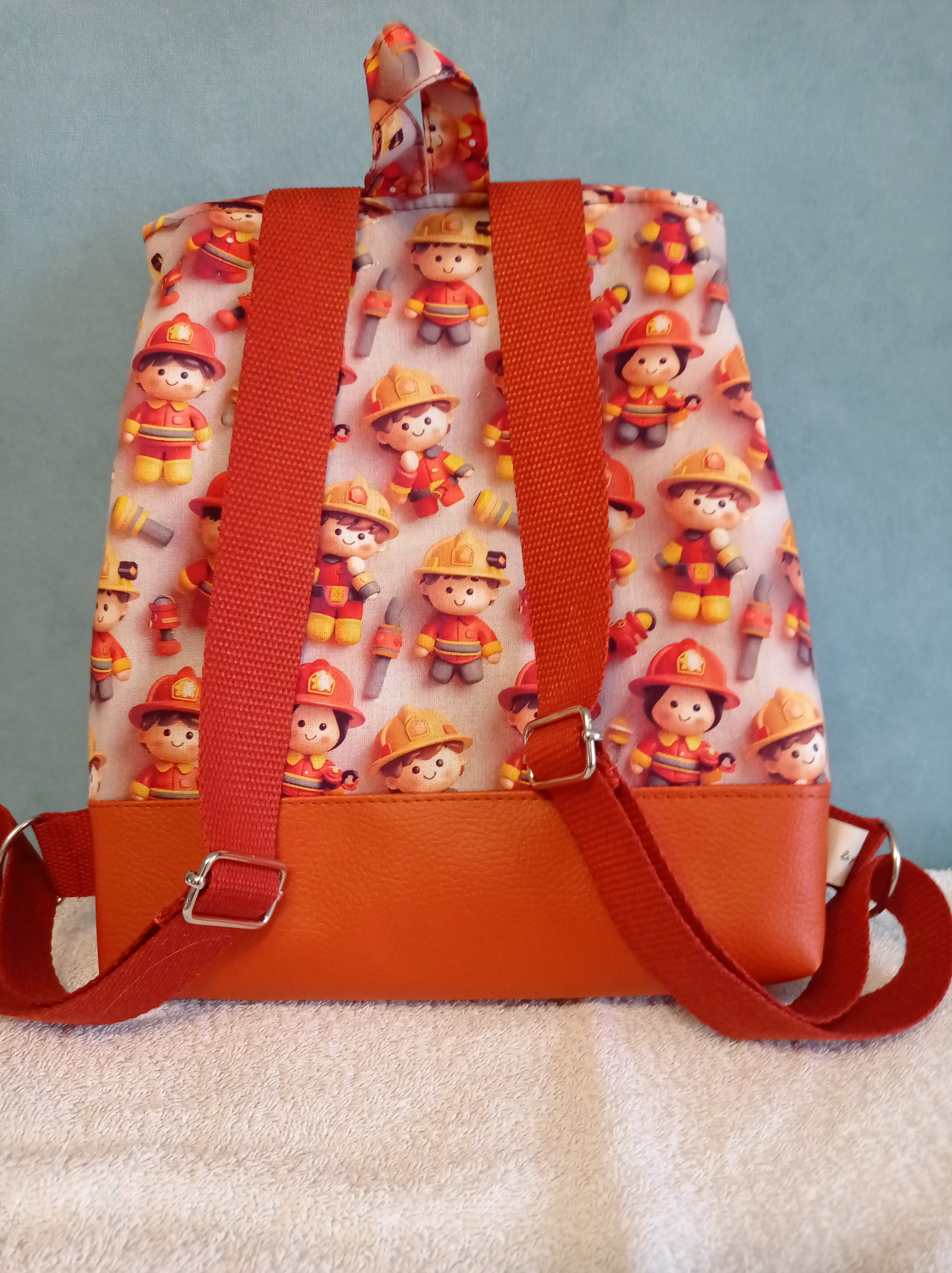 sac à dos petits pompiers 