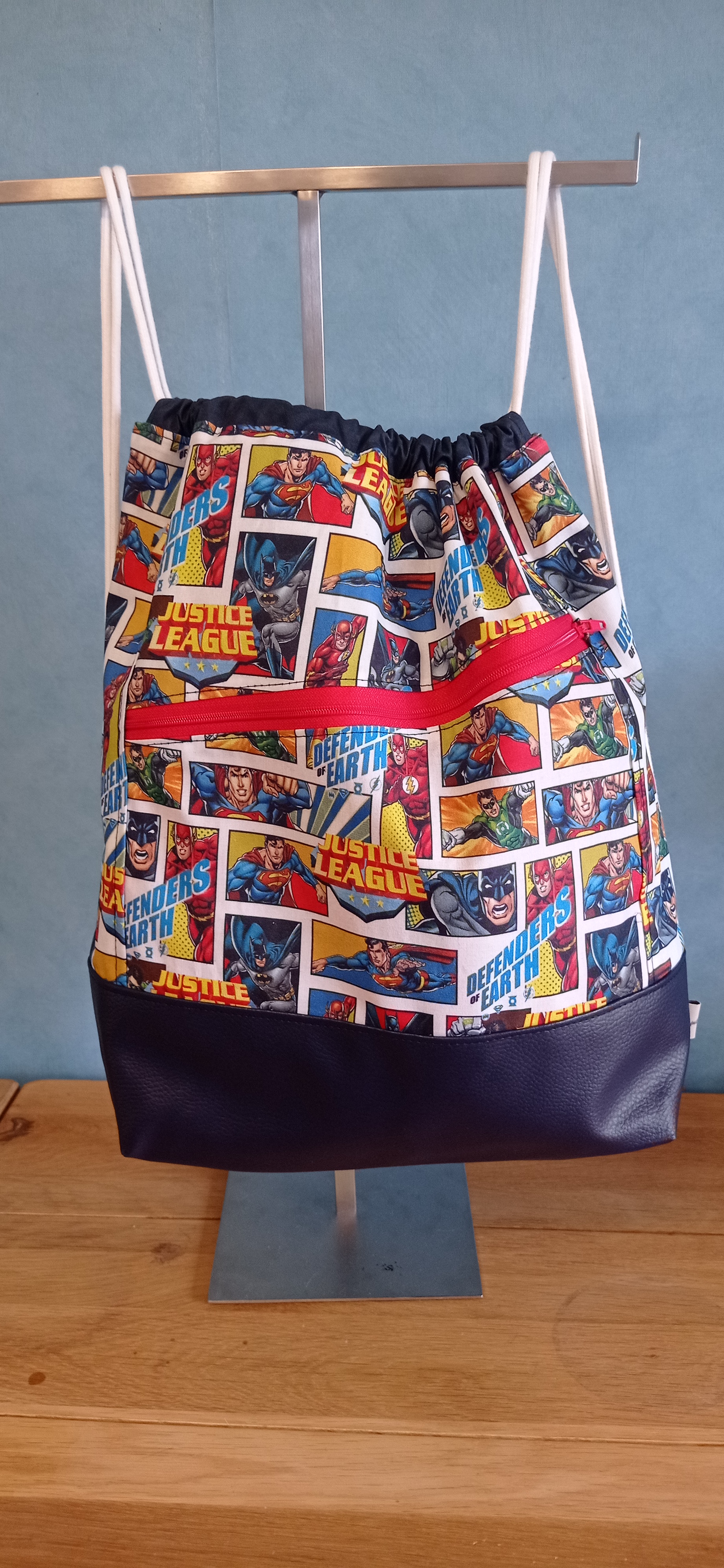 sac à dos tissu enduit