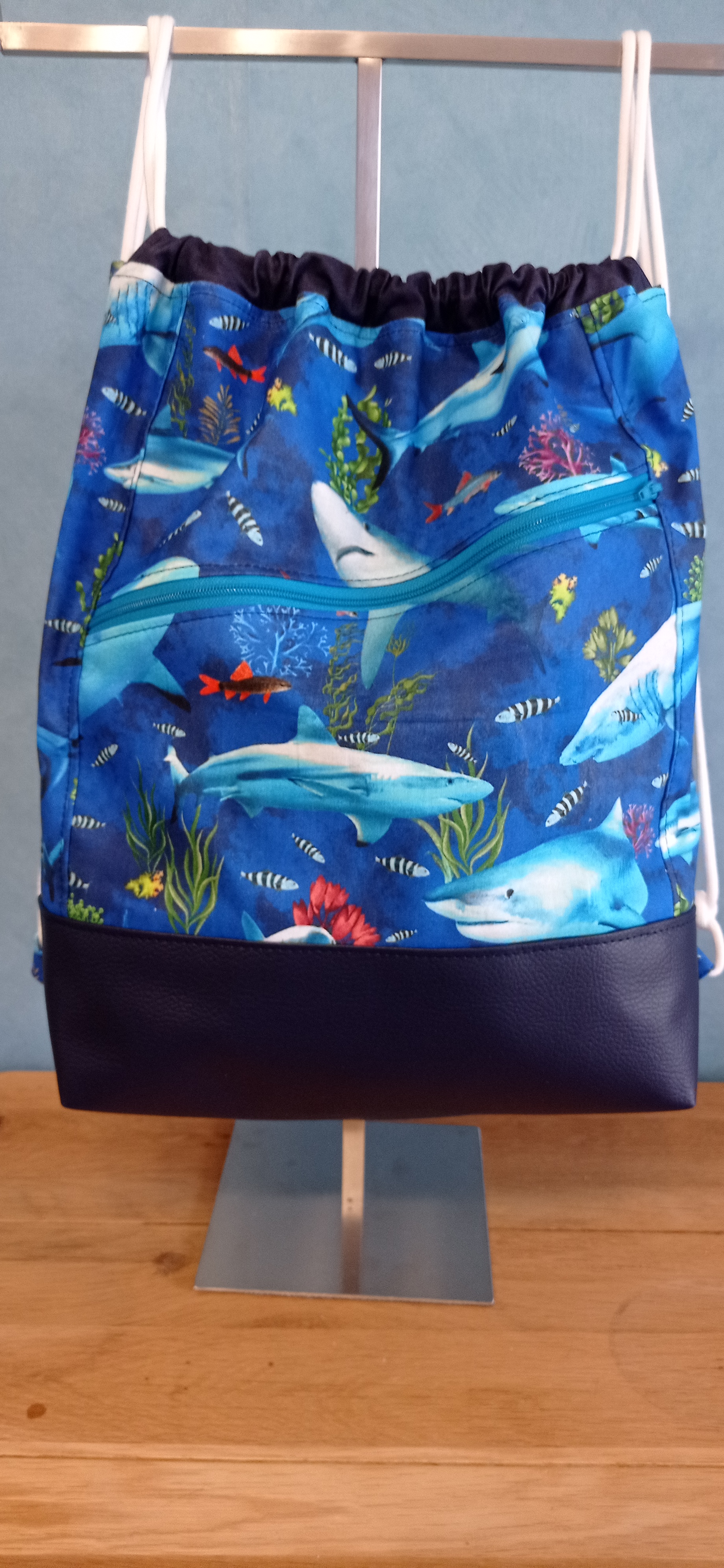 sac à dos tissu enduit