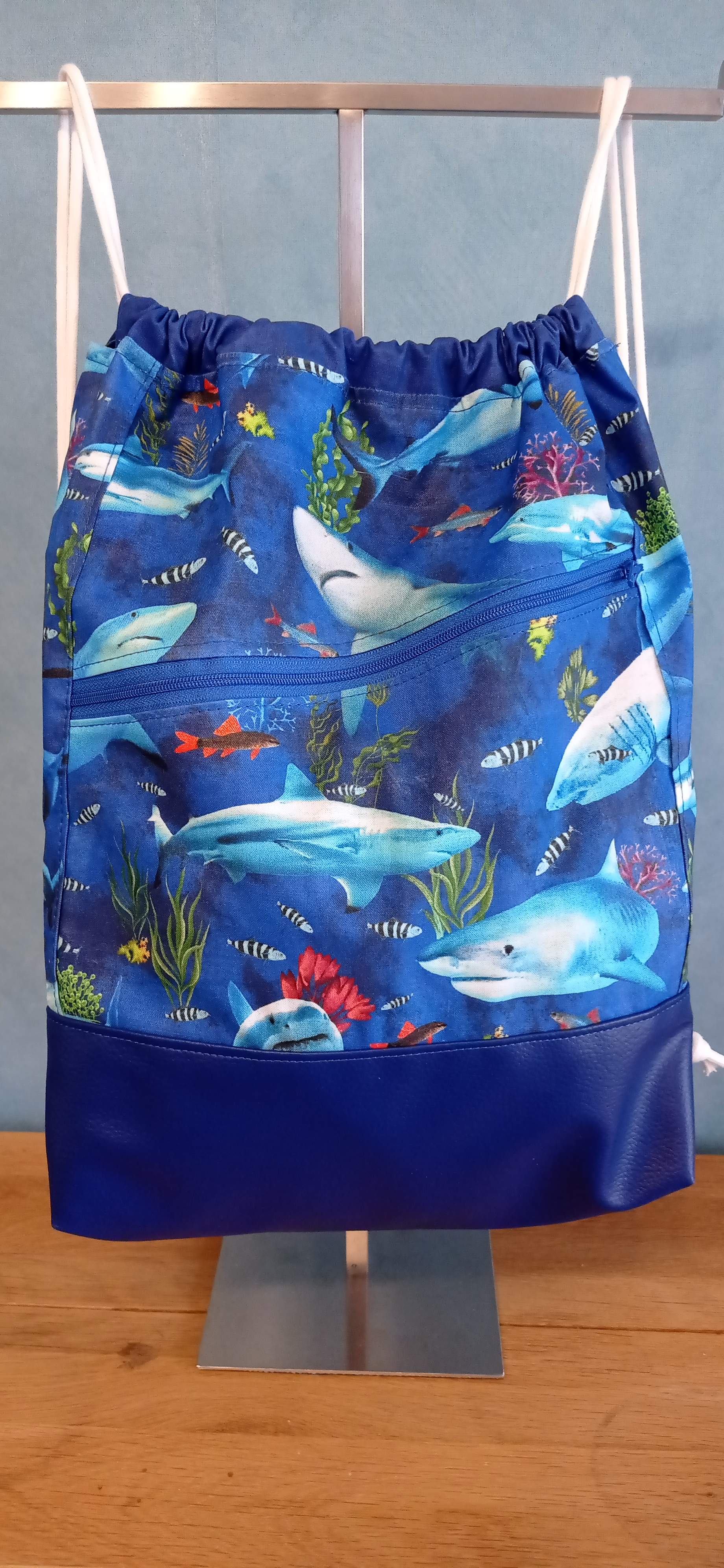 sac à dos tissu enduit 