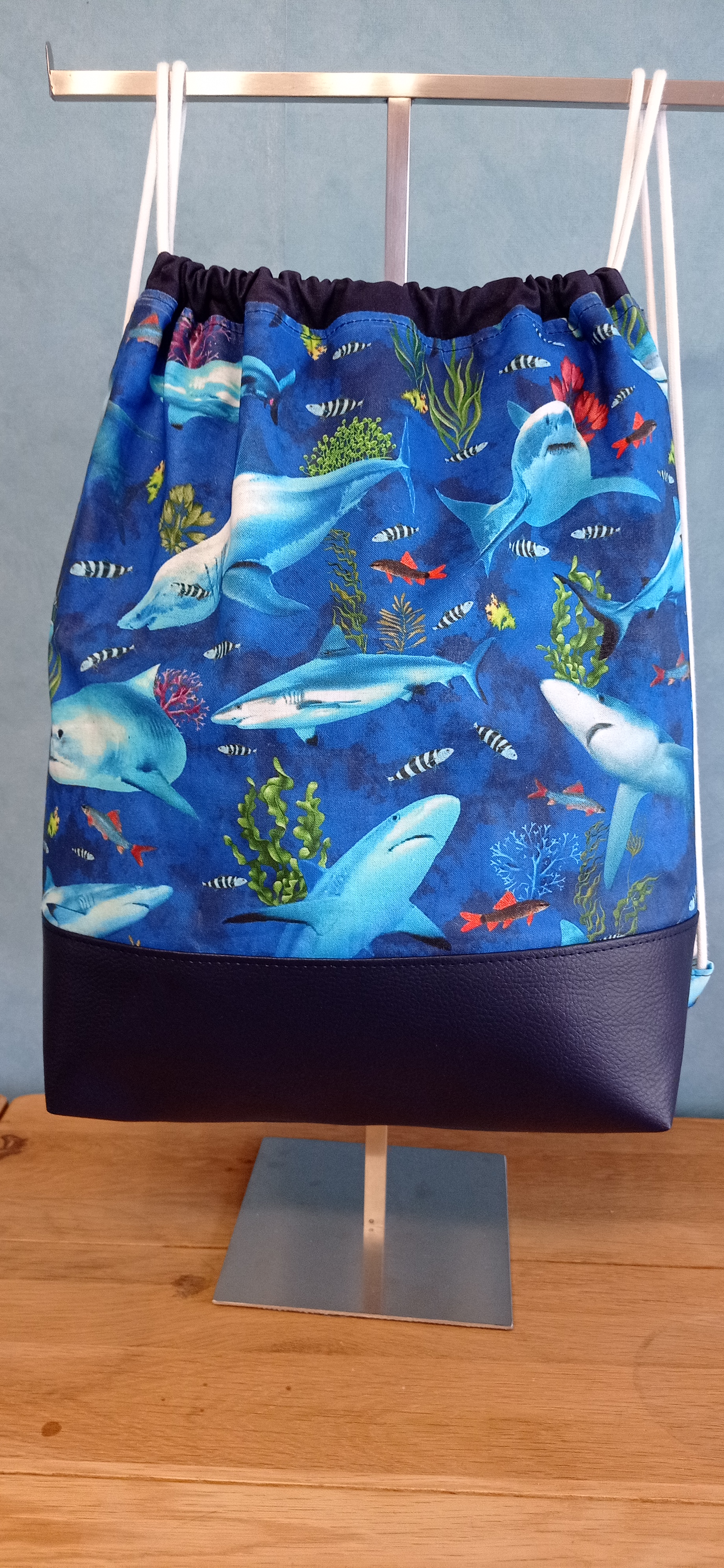 sac à dos tissu enduit