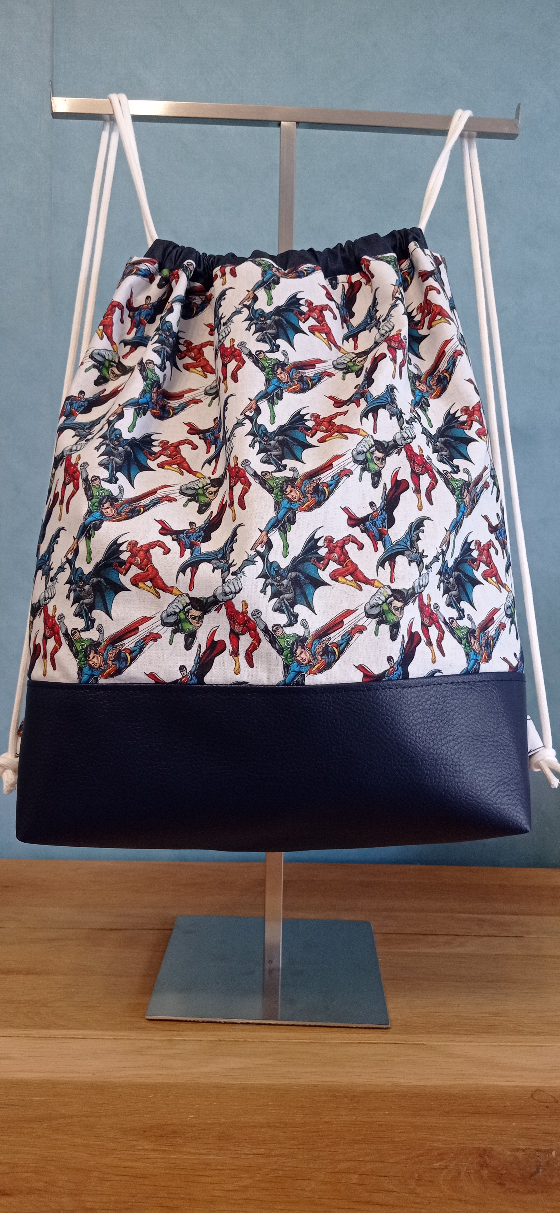 sac à dos tissu enduit 