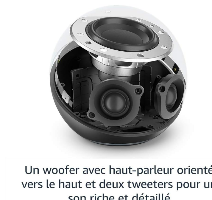 Echo (Nouvelle génération) | Avec son premium, hub connecté et Alexa | Bleu-gris