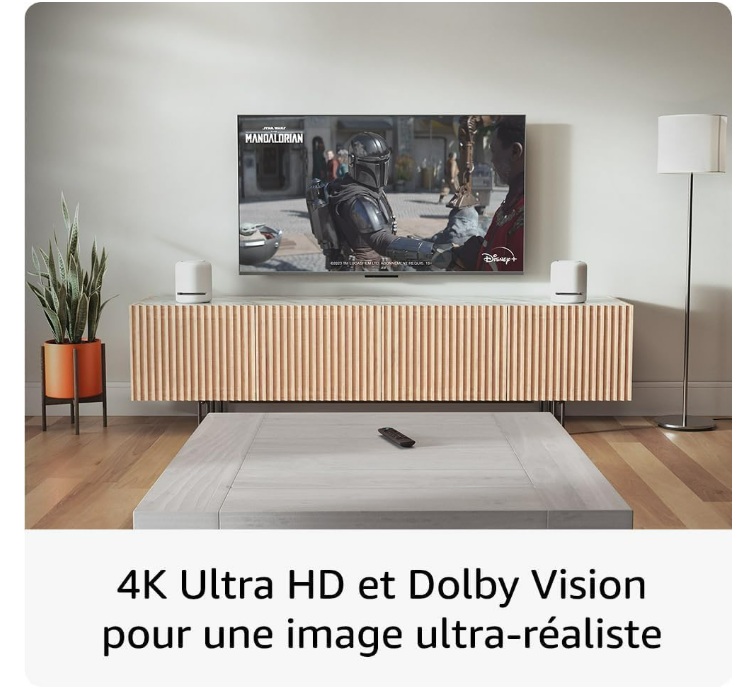 Amazon Fire TV Stick 4K Max (Nouvelle génération) | Appareil de streaming avec fonctionnalité Écran dynamique et prenant en charge le Wi-Fi 6E