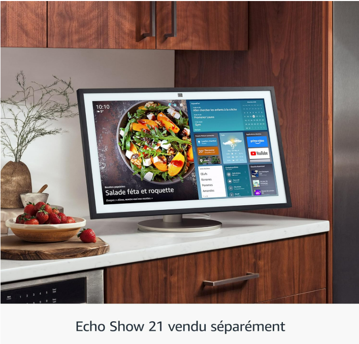 Support réglable premium Amazon pour Amazon Echo Show 21 (vendu séparément)