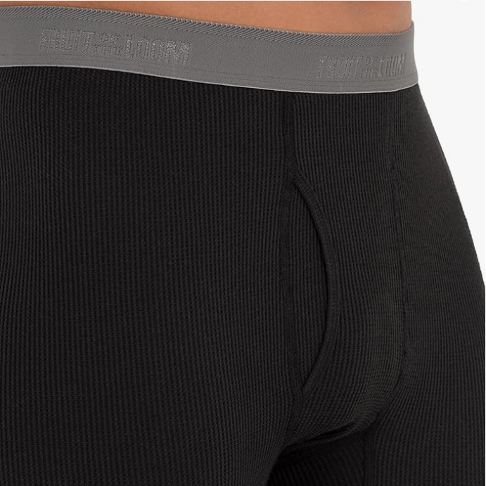 Sous-vêtement thermique gaufré recyclé de qualité supérieure pour homme Fruit of the Loom