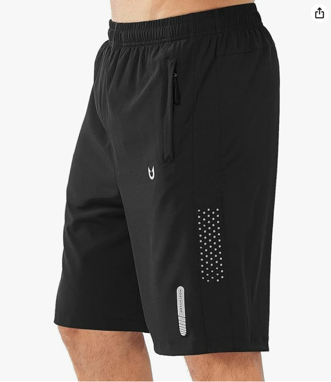 Short de course athlétique pour homme NORTHYARD Short d'entraînement à séchage rapide 7"/5"/9" Short de sport léger pour la gym, le basket-ball, la randonnée