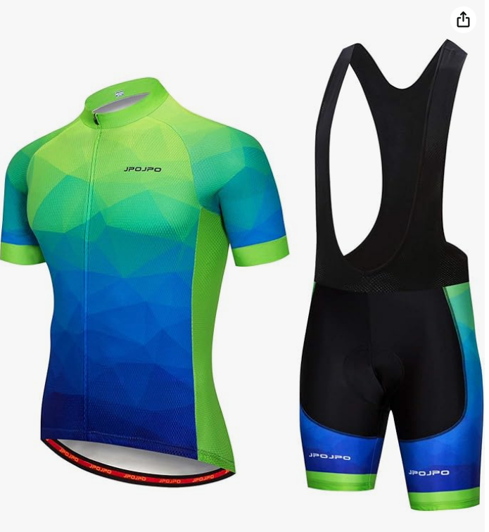 Maillot de cyclisme pour homme, short de cyclisme respirant à manches courtes et à séchage rapide
