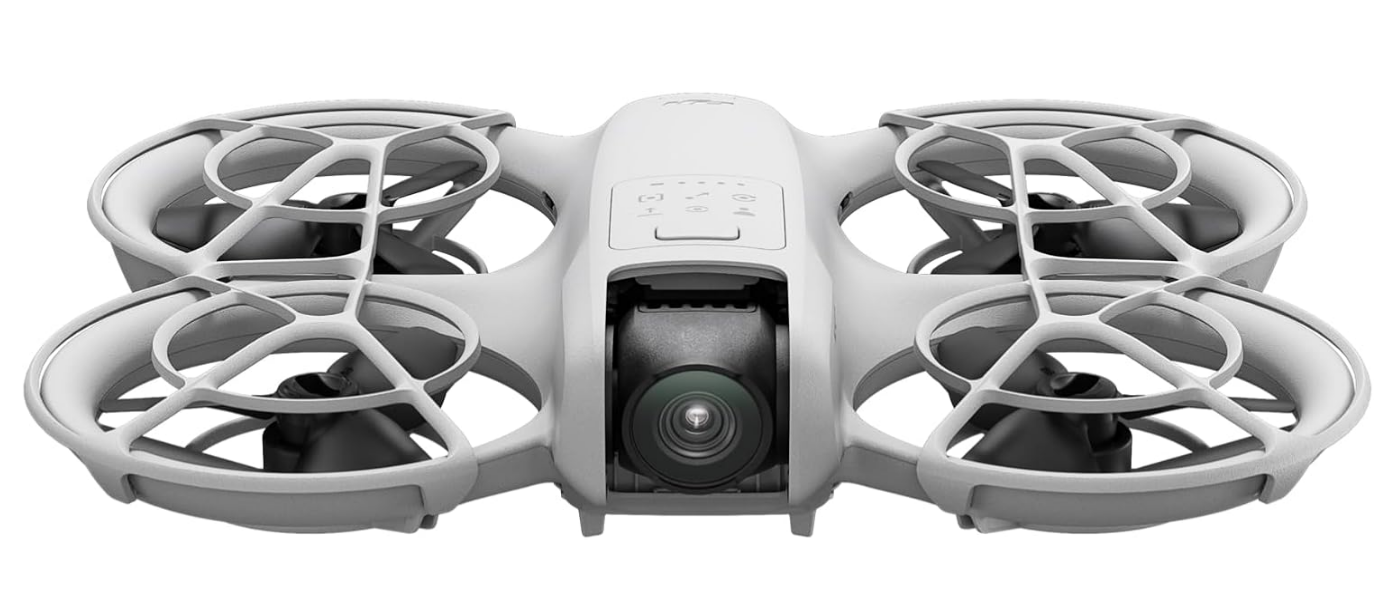 DJI Neo, Mini Drone avec Caméra 4K Ultra-HD pour Adultes, Drone Suiveur qui Vole Seul de 135 g, Décollage de la Main, Suivi de Sujet par IA, QuickShots, Vidéo Stabilisée, (sans Contrôleur)
