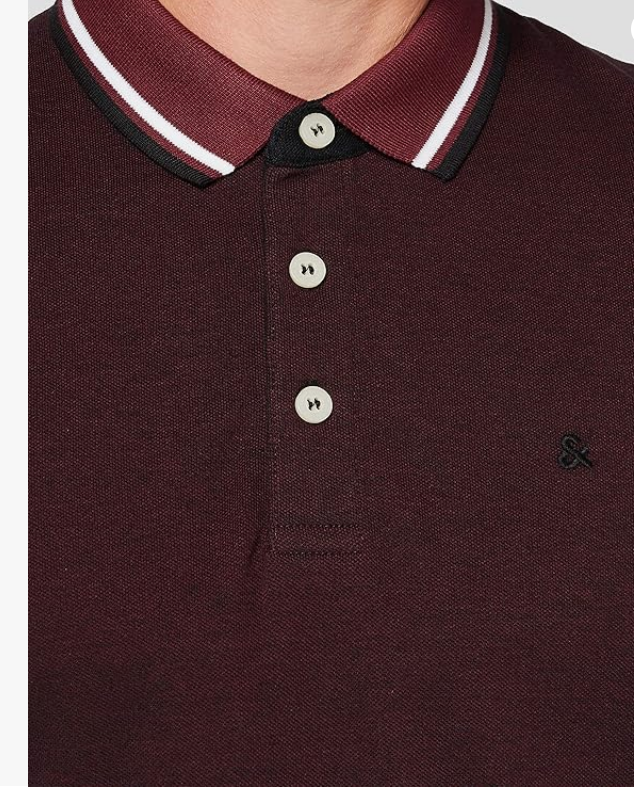 JACK & JONES T-Shirt T-Shirt Uni Polo