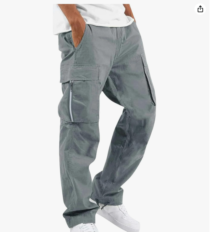 TOFOTL Pantalon Homme Slim Cargo Leger Vêtement Cordon Mode Vintage avec Poche Couleur Uni Regular Respirant Jogging Slim Homme Extérieur Pantalon Cargo