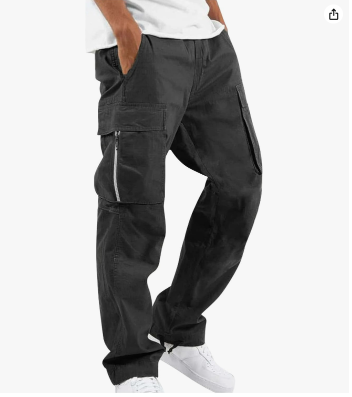 TOFOTL Pantalon Homme Slim Cargo Leger Vêtement Cordon Mode Vintage avec Poche Couleur Uni Regular Respirant Jogging Slim Homme Extérieur Pantalon Cargo