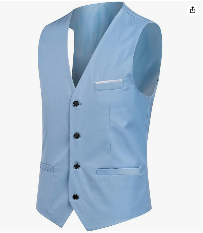 Costume Homme 3 Pièces Slim Fit Smoking Deux Boutons Couleur Unie Mariage Business Confort Elégant Veste Gilet et Pantalon