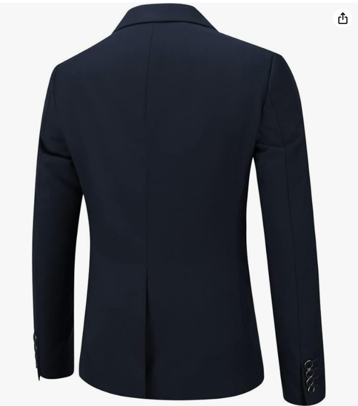 Costume Homme 3 Pièces Slim Fit Smoking Deux Boutons Couleur Unie Mariage Business Confort Elégant Veste Gilet et Pantalon