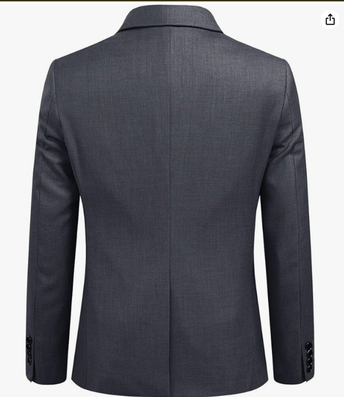 Costume Homme 3 Pièces Slim Fit Smoking Deux Boutons Couleur Unie Mariage Business Confort Elégant Veste Gilet et Pantalon