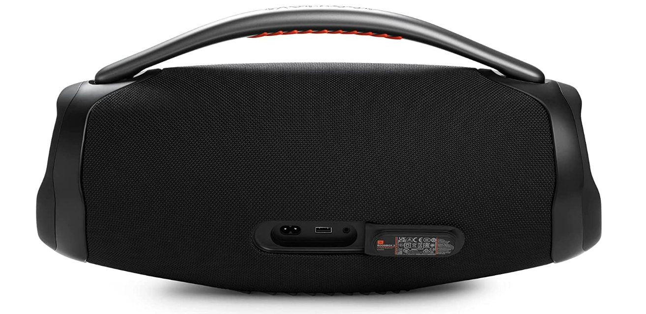 JBL BoomBox 3 Noir – Haut-parleur portable résistant à l'eau et la poussière – Son ultra puissant – Autonomie de 24 hrs