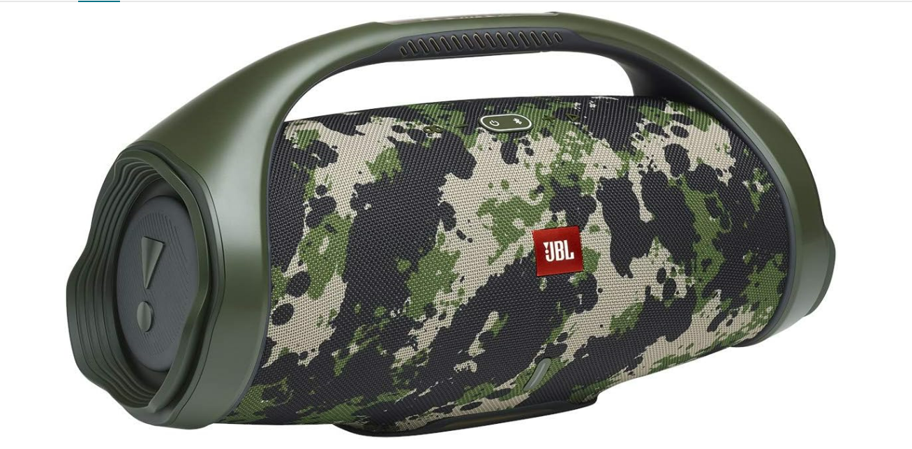 JBL Boombox 2 – Enceinte Bluetooth portable – Son ultra puissant – Modes de son intérieur & extérieur – Autonomie 24 hrs – Étanche pour piscine & plage – Camouflage