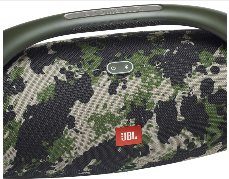 JBL Boombox 2 – Enceinte Bluetooth portable – Son ultra puissant – Modes de son intérieur & extérieur – Autonomie 24 hrs – Étanche pour piscine & plage – Camouflage