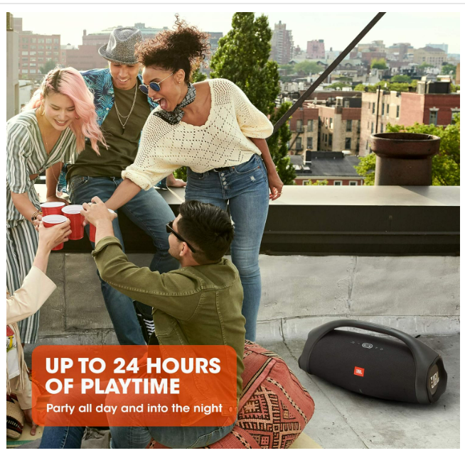 JBL Boombox 2 – Enceinte Bluetooth portable – Son ultra puissant – Modes de son intérieur & extérieur – Autonomie 24 hrs – Étanche pour piscine & plage – Camouflage