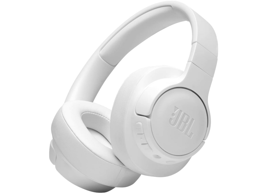 JBL Tune710BT – Casque audio circum-auriculaire sans fil – Son JBL Pure Bass – Autonomie de batterie de 50h – Appels mains-libres et commande vocale – Blanc