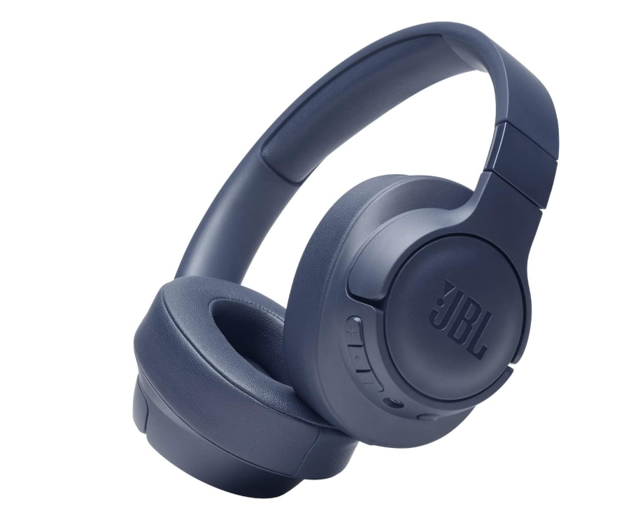 JBL Tune710BT – Casque audio circum-auriculaire sans fil – Son JBL Pure Bass – Autonomie de batterie de 50h – Appels mains-libres et commande vocale – Bleu