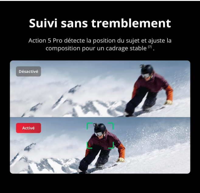 DJI Bundle Standard Osmo Action 5 Pro, Caméra Étanche avec Capteur 1/1,3", Vidéo 4K/120 IPS, Suivi de Sujet, Stabilisation, Double Écran Tactile OLED, Caméra d’Action 4K Idéale pour Sports, Vlog
