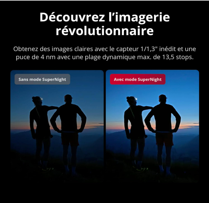 DJI Bundle Aventure Osmo Action 5 Pro, Caméra d’Action 4K avec Capteur 1/1,3", 12 h d’Autonomie Étendue avec 3 Batt., Stabilisation, Double Écran Tactile OLED, Mini Caméra d’Action pour Voyage, Vlog