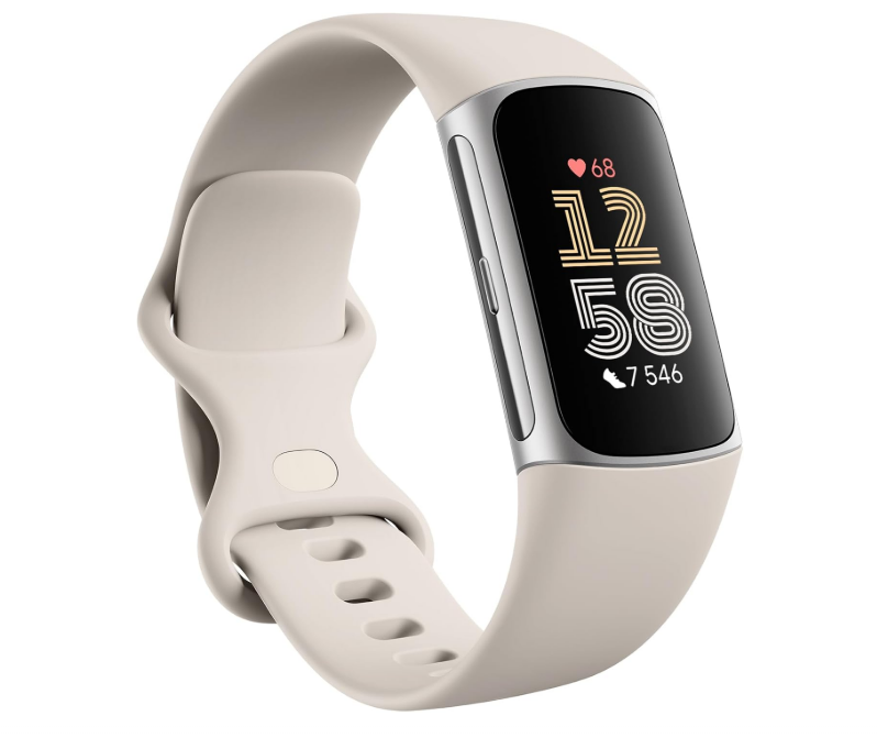 Google Fitbit Charge 6 Bracelet d'activité avec un abonnement de 6 mois à Fitbit Premium inclus, 7 jours d'autonomie de batterie, Google Wallet et Google Maps