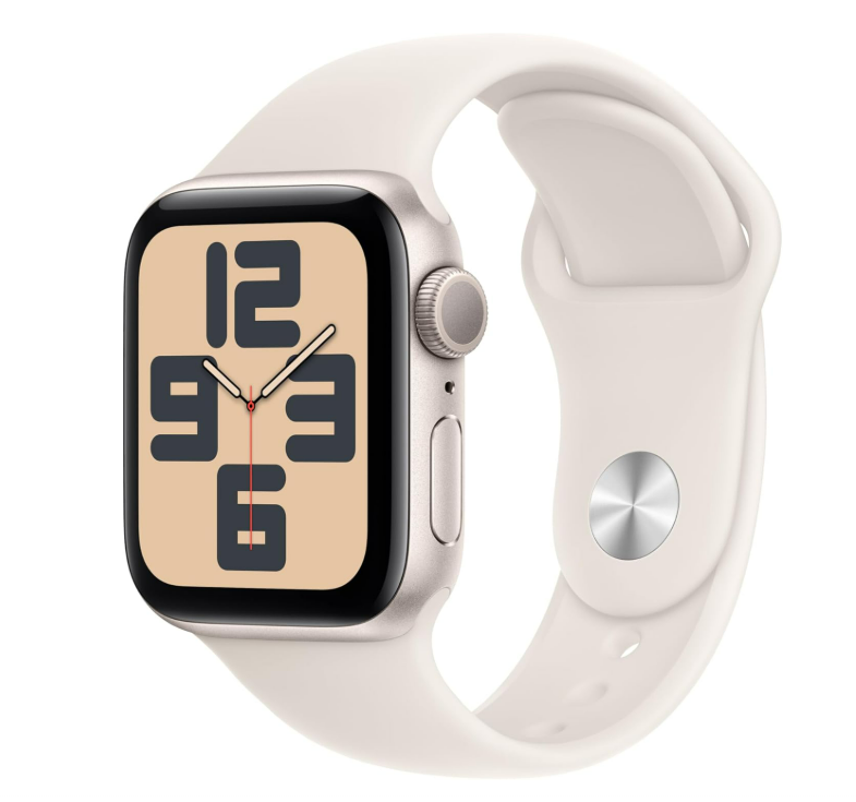 Apple Watch SE (2ᵉ génération) 40 mm GPS Montre connectée avec Boîtier en Aluminium Minuit et Bracelet Sport Minuit (M/L). Suivi activité et Sommeil, détection Accidents, Suivi fréquence Cardiaque