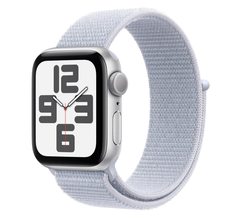 Apple Watch SE (2ᵉ génération) 40 mm GPS Montre connectée avec Boîtier en Aluminium Minuit et Bracelet Sport Minuit (M/L). Suivi activité et Sommeil, détection Accidents, Suivi fréquence Cardiaque
