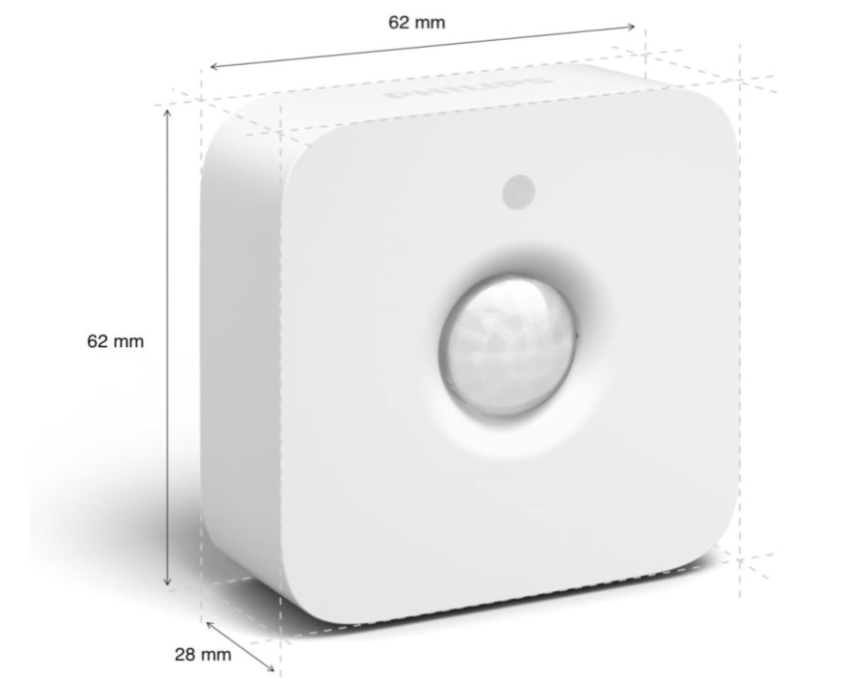 Philips Hue Détecteur de Mouvement Motion Sensor [Classe énergétique A]