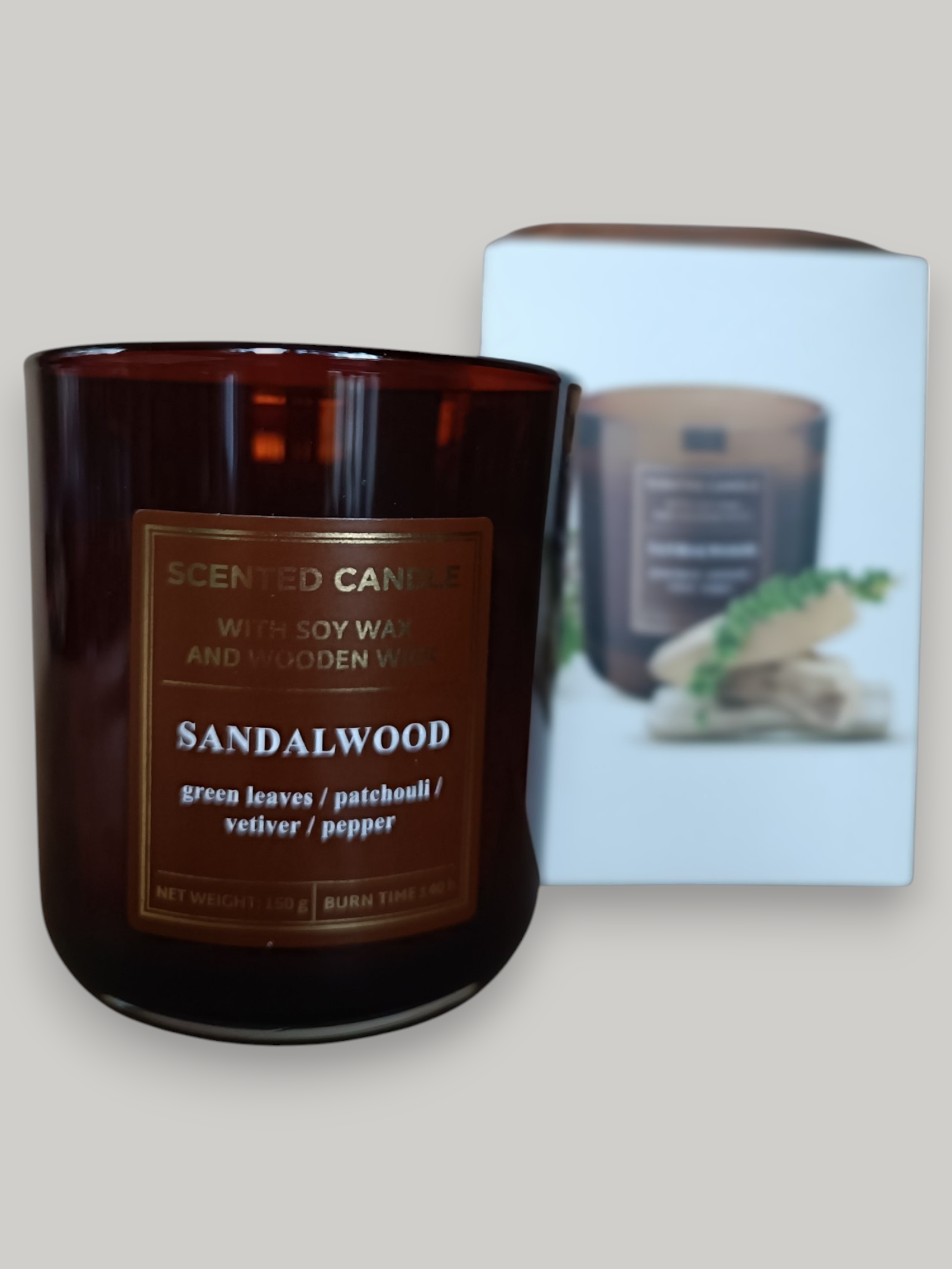 Kvepianti žvakė "Sandalwood"