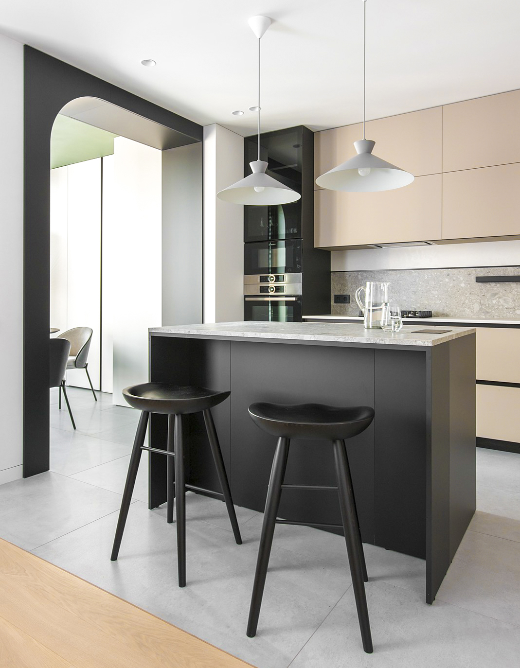 Barhocker "Skat" (schwarz)