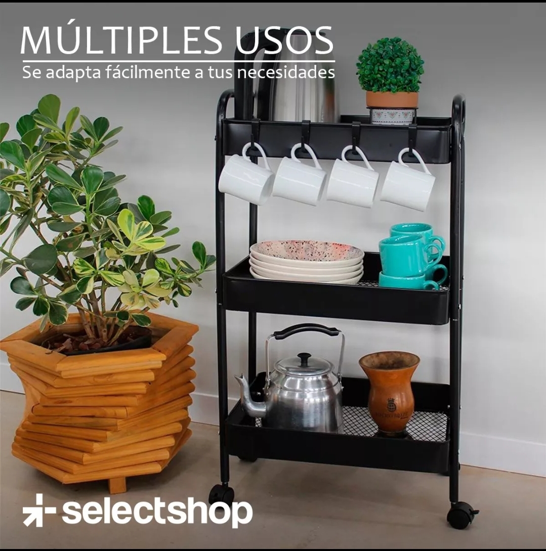 Carrito Organizador Transportador Metalico