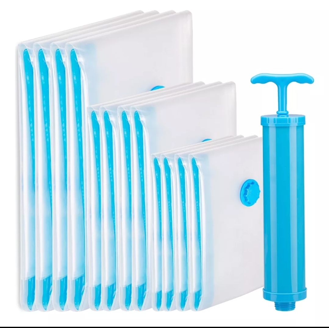 8 Bolsas de Almacenamiento + Bomba