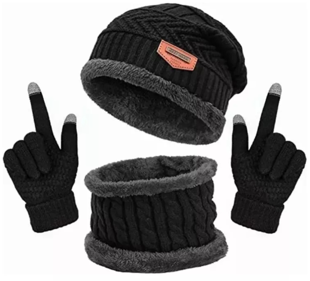 Set Gorro, Budanda y Guantes