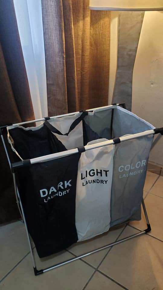 Cesto de Ropa sucia 3 compartimentos