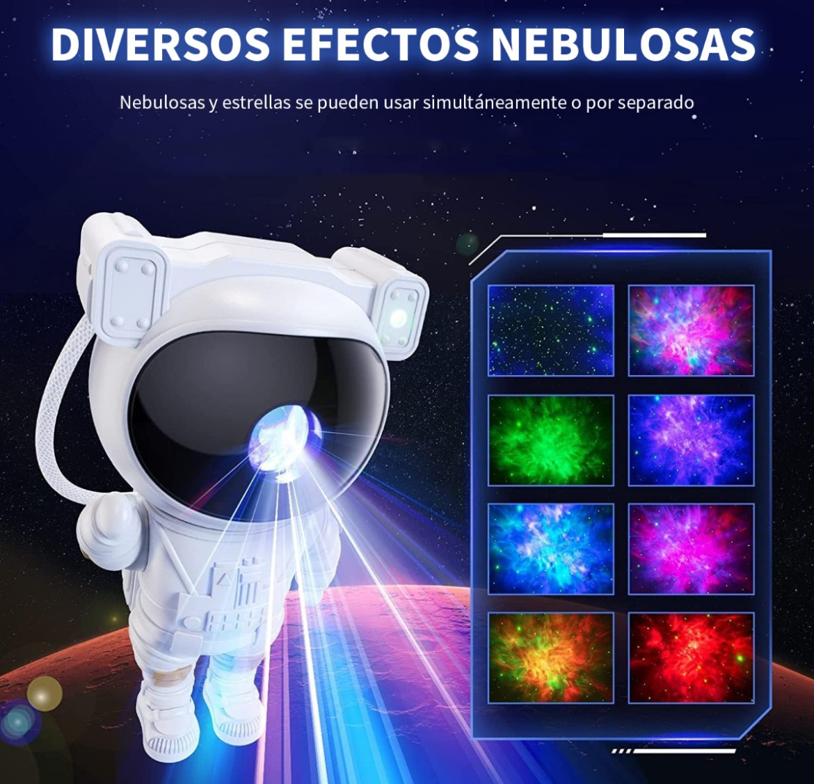 Proyector de Astronauta