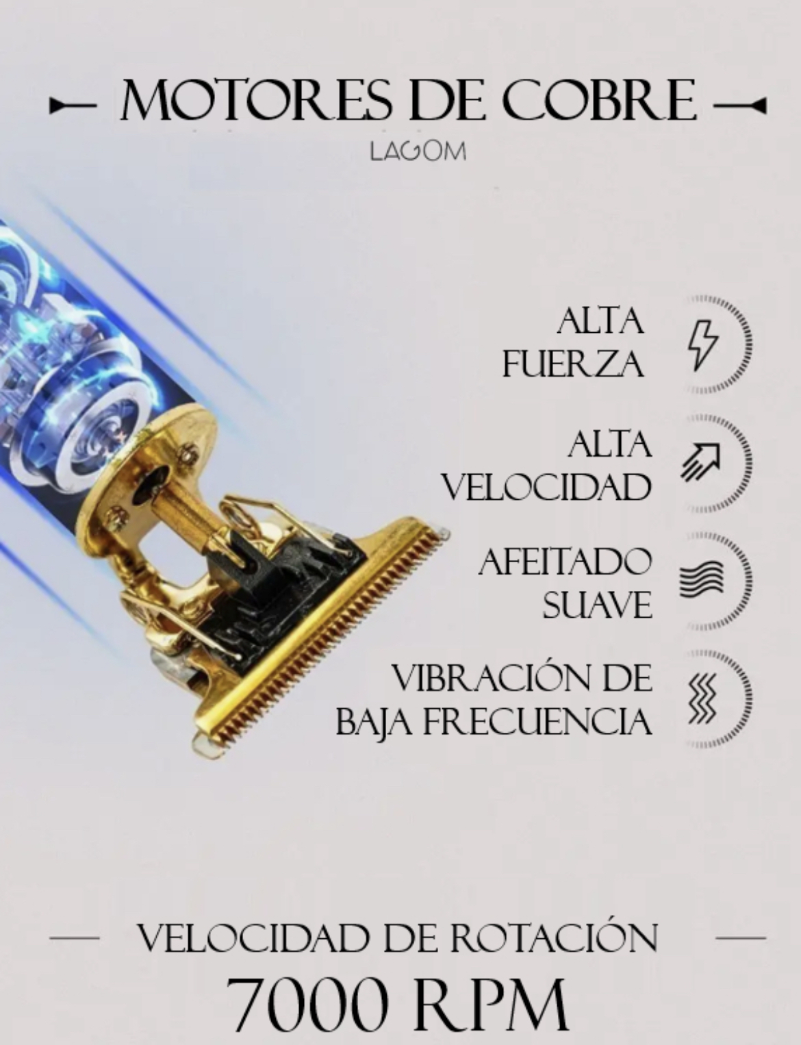 Maquina para corte de Cabello