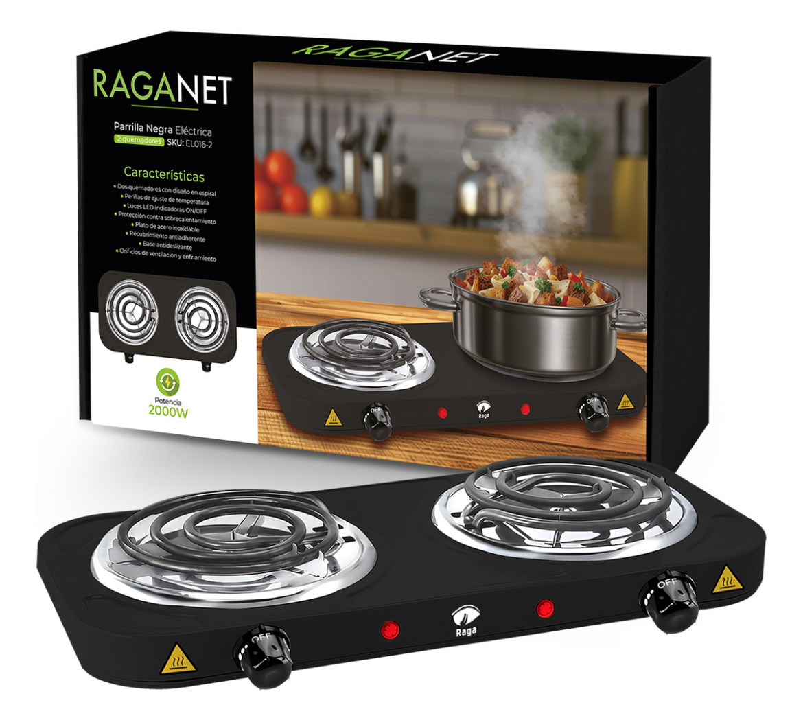 Parrilla electrica Negro 5 Niveles