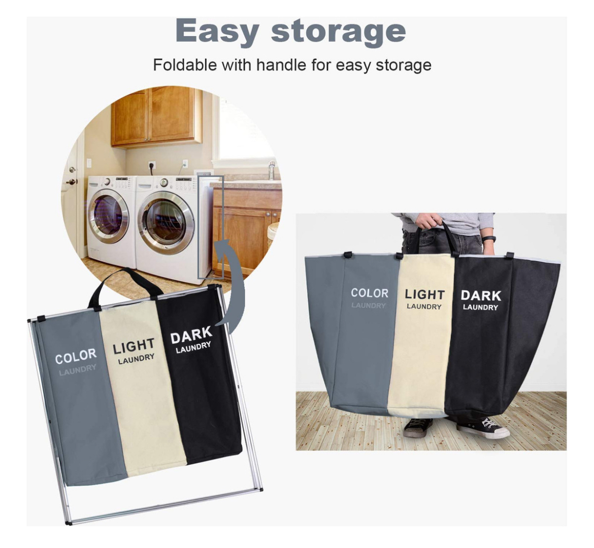 Cesto de Ropa con 3 Niveles