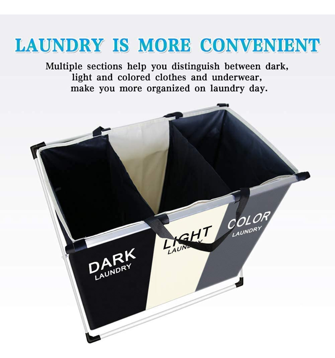 Cesto de Ropa con 3 Niveles