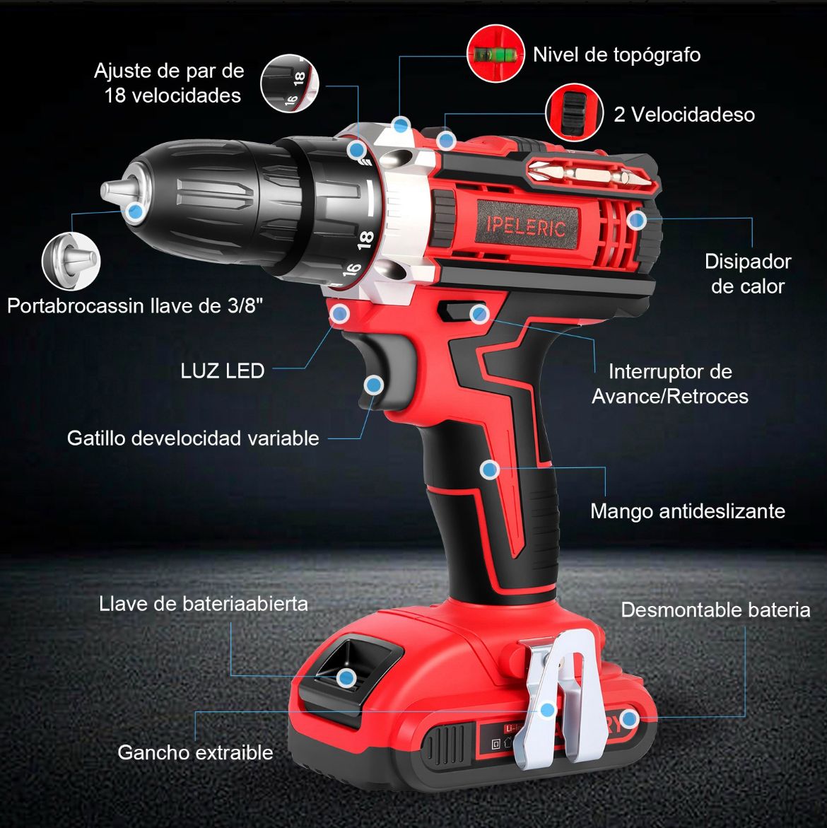 Taladro Destornillador