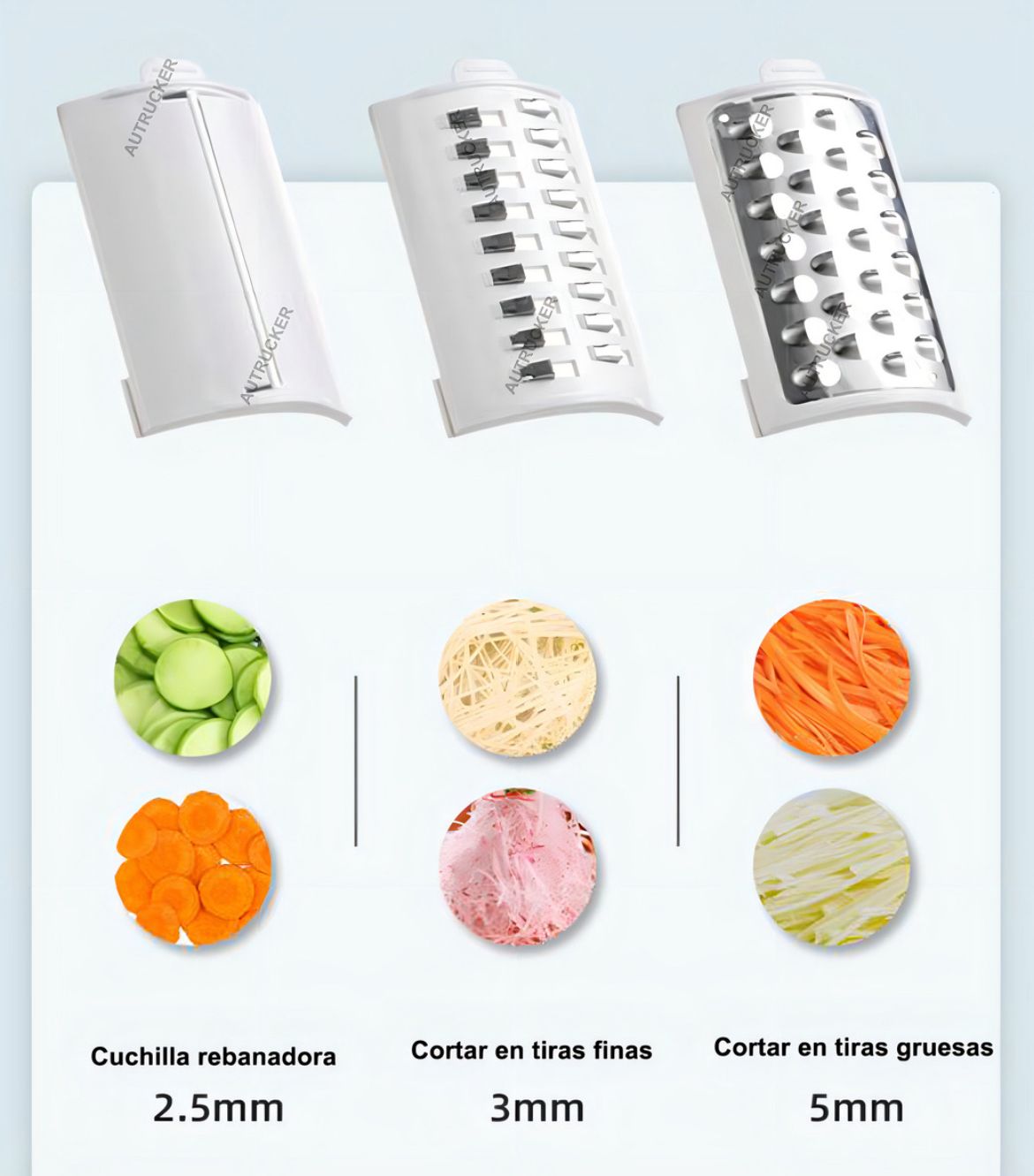 RALLADOR DE VERDURAS ELECTRICO
